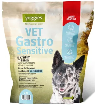 Krmivo pro psa Yoggies Vet Dog Gastro Sensitive mini granule Turkey