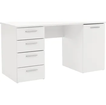 Psací stůl Psací stůl EUSTACH 137 cm, matná bílá