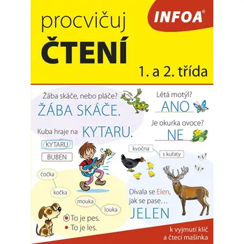 Český jazyk Procvičuj čtení: 1. a 2. třída - INFOA (2023, sešitová)