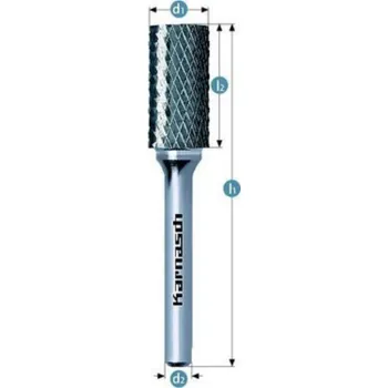 Fréza Karnasch Válcová technická fréza s čelním broušením nepovlakovaná 2 3 11 HP-4