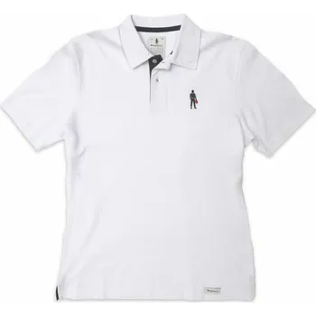 Pánské tričko Pánská polokošile s krátkým rukávem OMP Driver Icon Bílá Velikost: M