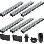 ZBXL Odtokové kanály 6 ks pozinkovaná ocel 6 m