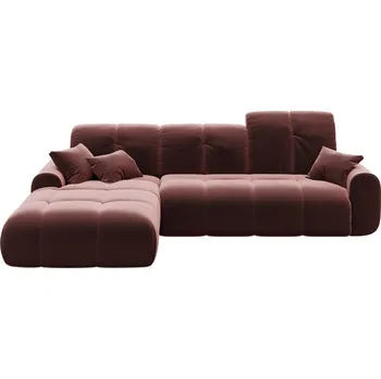 Pohovka Devichy Sametová rozkládací pohovka Tous 290 cm, levá