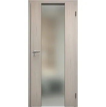 Interiérové dveře SAPELI HARMONIE KOMFORT M40 - CPL LAMINÁT - OTOČNÉ DVEŘE VČ. ZÁRUBNĚ - BOROVICE BÍLÁ Průchozí šířka (cm): 90, Průchozí výška (cm): 197, Typ skla: Satináto bílé