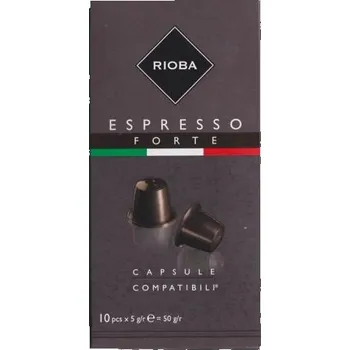 Káva Kapsle Rioba Forte 10ks x 5g
