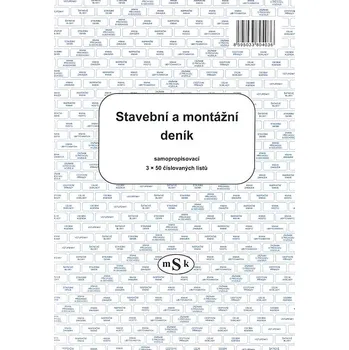 mSk 403 stavební a montážní deník velký…