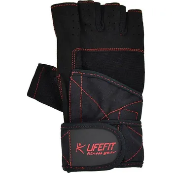 Fitness rukavice Lifefit® Fitness rukavice LIFEFIT® TOP, černé Oblečení velikost: XL