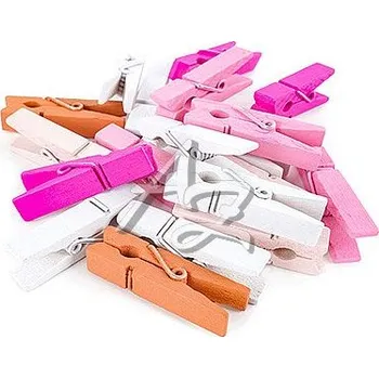 dekorace kolíčky dřevěné Nude, velké 20ks