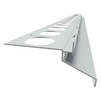 okap Balkonová lišta OKAP - 2500 mm (Balkonový profil s okapničkou přesahu 41 mm | délka 2500 mm | tloušťka 1,4 mm | čelní výška H 9 mm | šedá RAL 7035 | antracit RAL 7016 | hnědá RAL 8028)