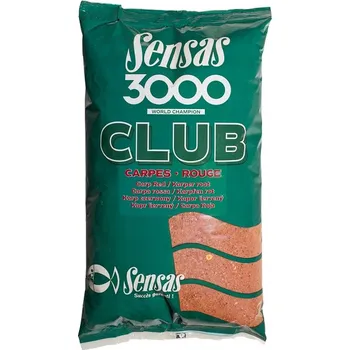Vnadící směs Sensas 3000 Club Carpes Rouge (kapr červený) 1kg