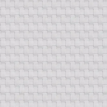 Příslušenství pro plot Umělý ratan - bílá, výška 1 m (Ratanová rohož z technoratanu)