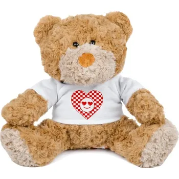 plyšák Medvídek Teddy s potiskem Medvídek se srdcem
