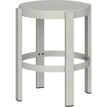 Stolička noo.ma Světle šedá kovová stolička Doon 45 cm