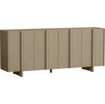 Komoda WOOOD Světle hnědá dřevěná komoda Basu 200 x 85 cm