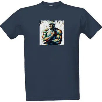 Pánská móda Tričko s potiskem Rugby art pánské