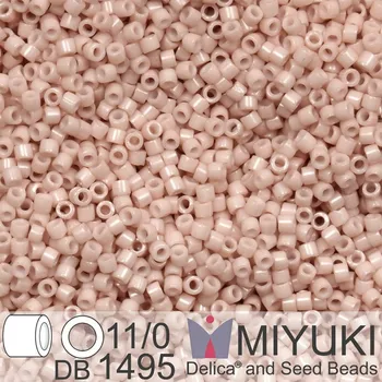 Korálek Korálky Miyuki Delica 11/0. Barva Opaque Pink Champagne DB1495-1. Balení 5g