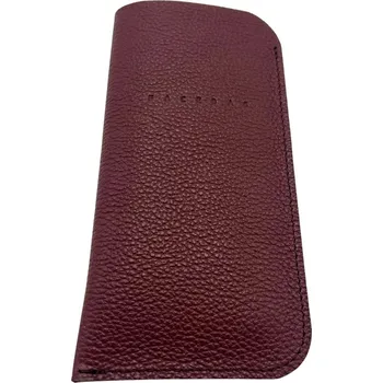 Kožené pouzdro na mobil Barva: Vínová