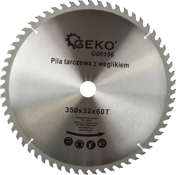 Pilový kotouč GEKO Pilový kotouč 350mm 60T 32mm G00156