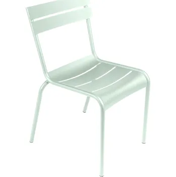 Mátově zelená kovová zahradní židle Fermob Luxembourg