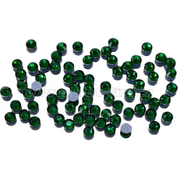 celobroušené hot-fix kameny Premium barva 115/N Emerald /tmavě zelená, velikost SS10, balení 144ks, 720ks nebo 1440ks barva: barva CBP 115/N Emerald, velikost: velikost SS10, prodejní balení: balení 144ks /1grs