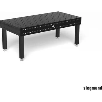 Dílenský stůl SIEGMUND [280020.P] Svařovací stůl Professional 750 - 2000×1000×200, Plasmanitridovaný, 4 × Noha - základní 650