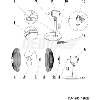 Auto-moto Přepínač DEDRA XDA-1203B.13