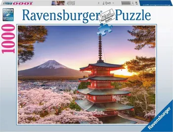 Puzzle Ravensburger Rozkvetlé třešně v Japonsku 1000 dílků