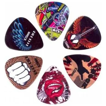 Trsátko Boston Rock Picks BRP6-073, Trsátka celuloid 6 ks 0.73