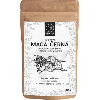 Přírodní produkt Natu Maca černá prášek BIO