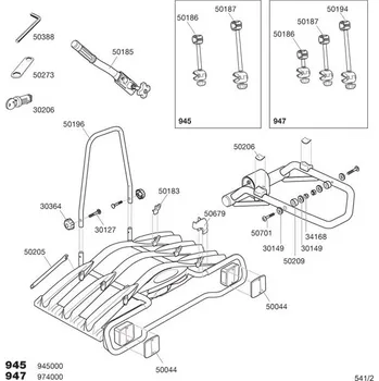 Příslušenství ke střešnímu nosiči Thule plastic washer 20x9x3 mm 50209
