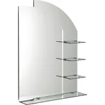 Aqualine WEGA zrcadlo s policemi 65x90cm 65028