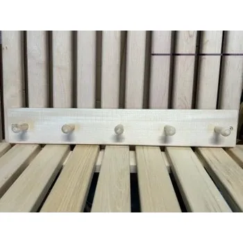 Věšák do sauny 5 háčků