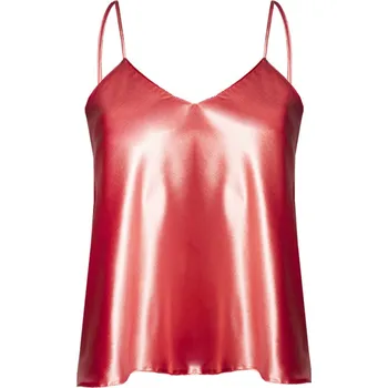 Pánské pyžamo Dámský saténový top Karen Lososová - DKaren lososová S