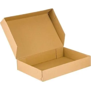 Obalový materiál Poštovní kartonová krabice 400x300x100 mm 3VVL E 370g/m2 hnědá - paleta 1080 ks