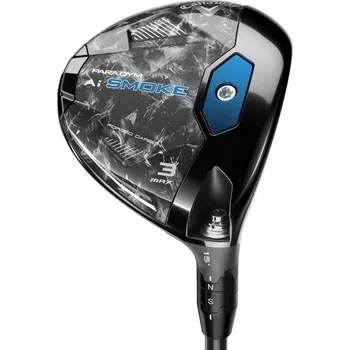 Golf Callaway Paradym Ai Smoke MAX pánské fairway dřevo levé, 18°, Regular, Mitsubishi Tensei AV Blue 65, pánské