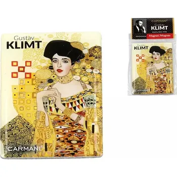 Dekorativní magnet Carmani Magnetka obdélníková Gustav Klimt "Adele Bloch"