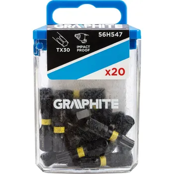 Bit Graphite Rázové bity TX30 x 25 mm, 20 ks