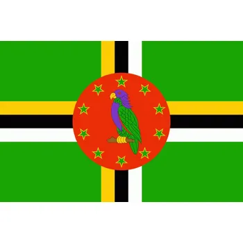 Vlajka Státní vlajka Dominika tištěná venkovní Alerion