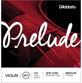 Struna pro kytaru a smyčcový nástroj D´Addario Orchestral Prelude Violin J810 3/4M, Struny na housle 3/4
