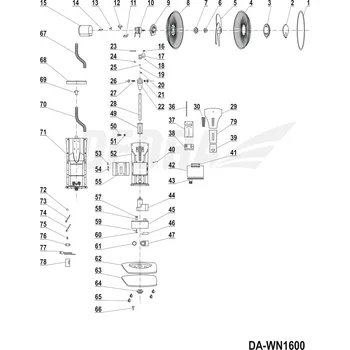 nádrž Nádrž na vodu DEDRA XDA-WN1600.42