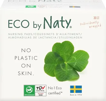 Vložka do podprsenky Eco by Naty Prsní vložky pro kojící ženy 30 ks