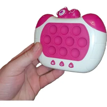 POP IT Elektronická hra Pop It Strawberry Teddy medvídek