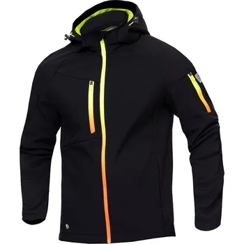 Pánská softshellová bunda softshellová bunda ARDON Creatron Barva: černá, Velikost: 4XL 8027_CER2