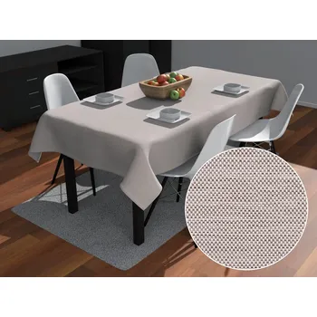 ubrus Teflonový obdélníkový ubrus TF-066 Béžový režný 50x100 cm