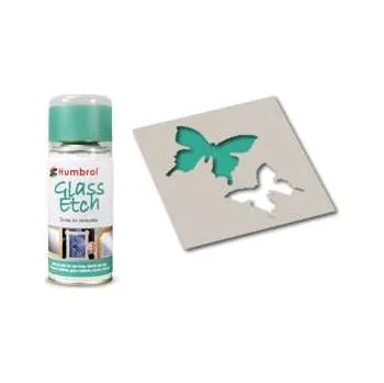 Modelářská barva Humbrol sprej na sklo AD7703 - Glass Etch Green