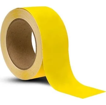 Zábradlí Lepicí páska PVC 48 mm x 33 m žlutá UV stabilní rýhovaná