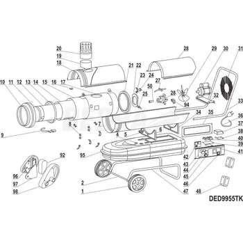 aditivum Elektromotor BG-150X DEDRA XDED9955TK.30