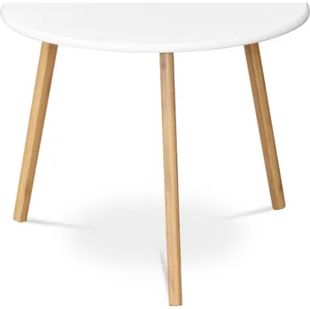 Konferenční stolek Konferenční stolek 60x60cm dřevěný bílý Autronic AF-1144 WT