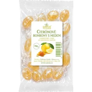 Bonbon Valdemar Grešík Citrónové bonbóny s medem
