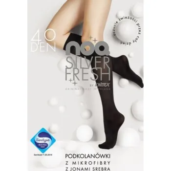 Pánské ponožky Dámské podkolenky s ionty stříbra nero UNI